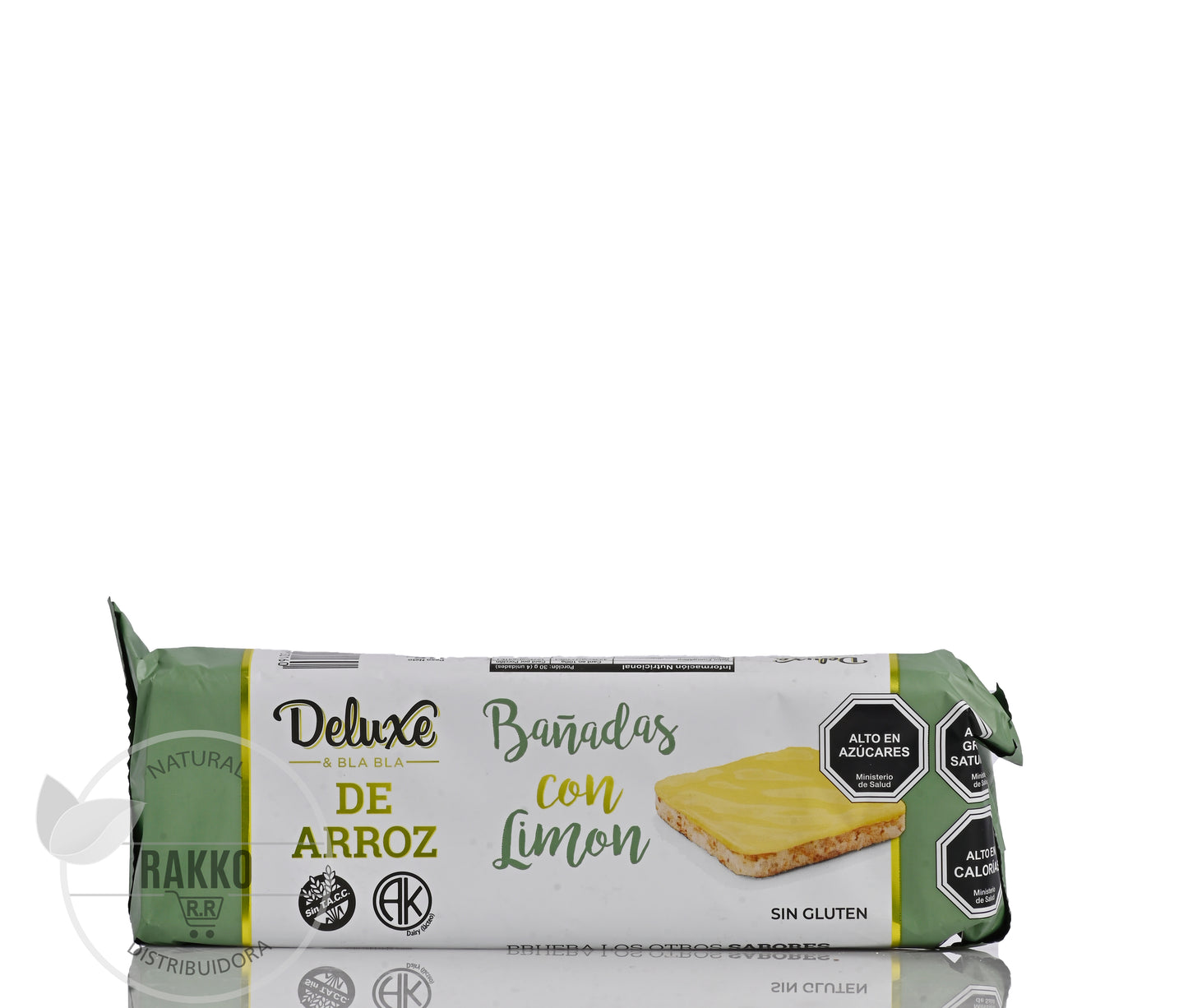 GALLETAS DE ARROZ CUBIERTAS EN CREMA DE LIMON SIN GLUTEN 115g