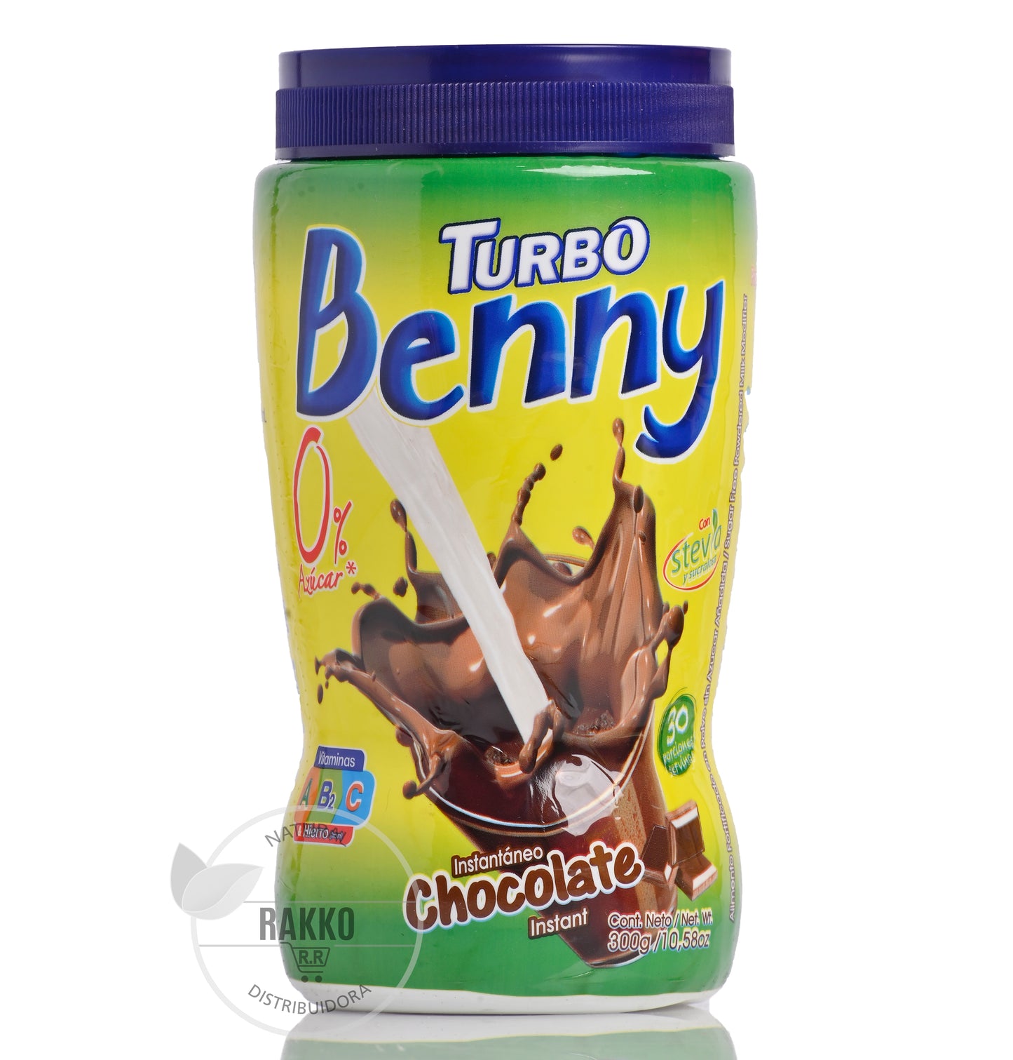 TURBO BENNY 0% AZUCAR SABOR CHOCOLATE 300g