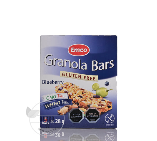 EMCO BARRAS DE GRANOLA Y ARANDANOS SIN GLUTEN 5un 28g