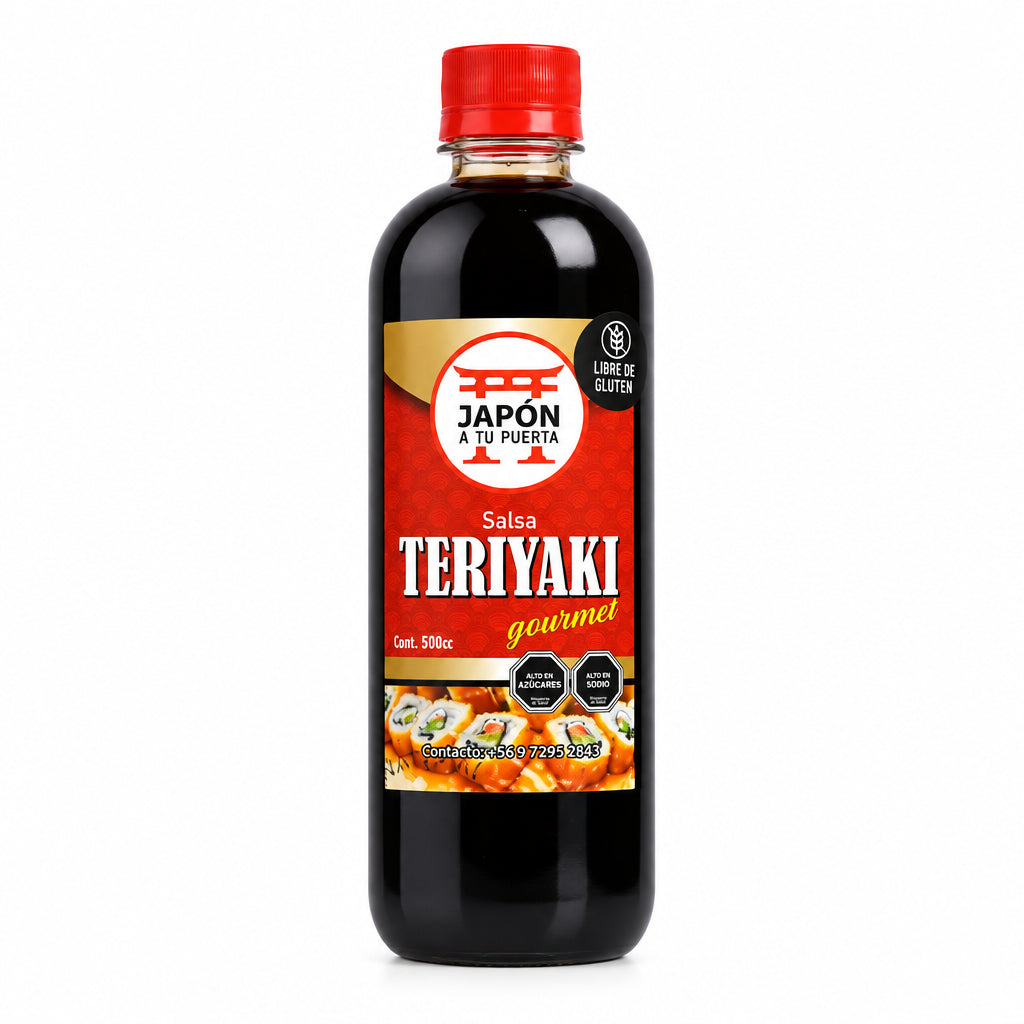 SALSA TERIYAKI SIN GLUTEN 500ML