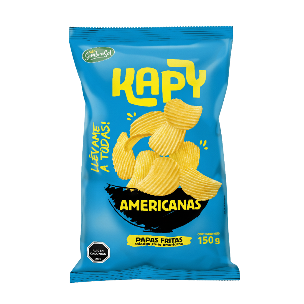 KAPY PAPAS FRITAS CORTE AMERICANO 150G SIN GLUTEN VEGANO
