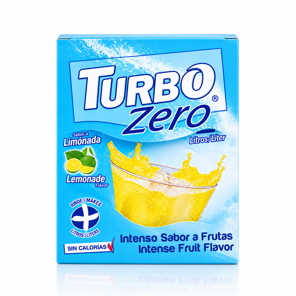 TURBO ZERO JUGO SABOR LIMONADA DISPLAY 10UN