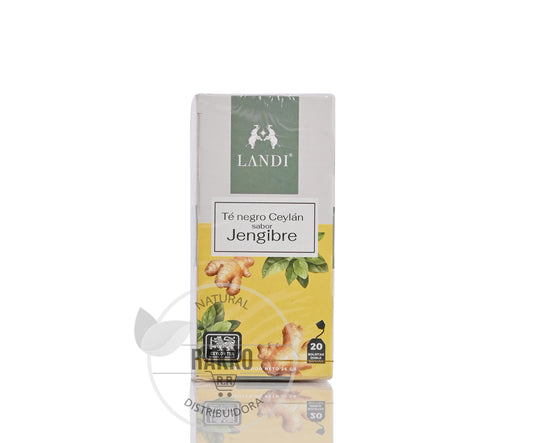 TE NEGRO CON JENGIBRE LANDI 20 BOLSITAS 36g