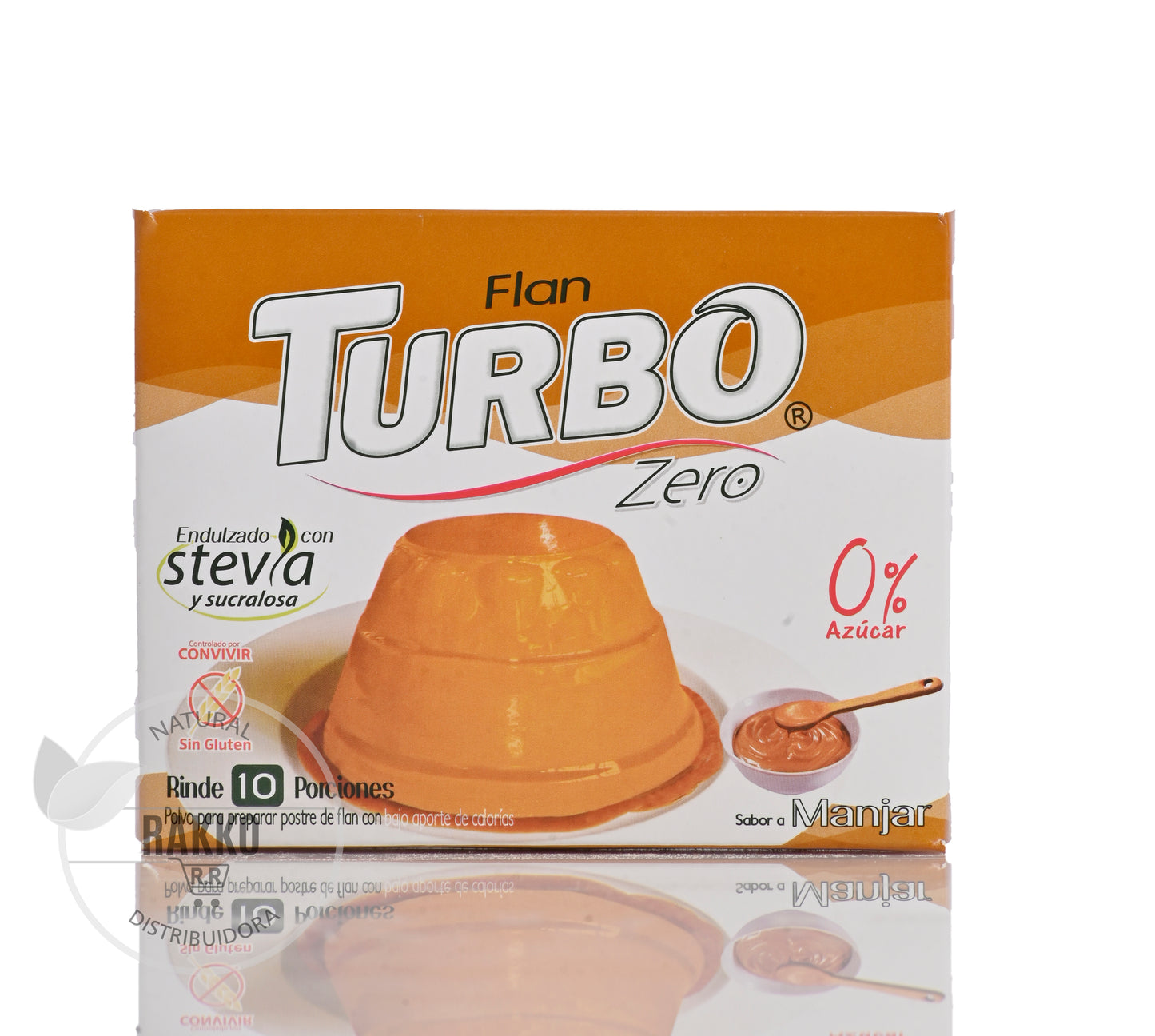 TURBO FLAN SABOR MANJAR SIN GLUTEN 50g