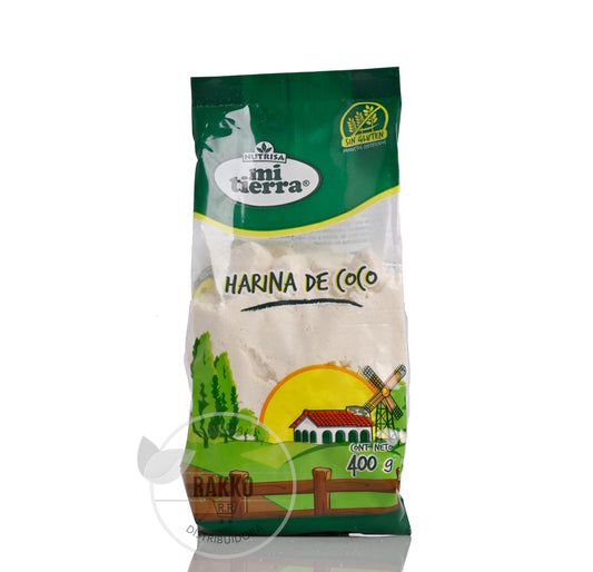 HARINA DE COCO  SIN GLUTEN MI TIERRA  400g