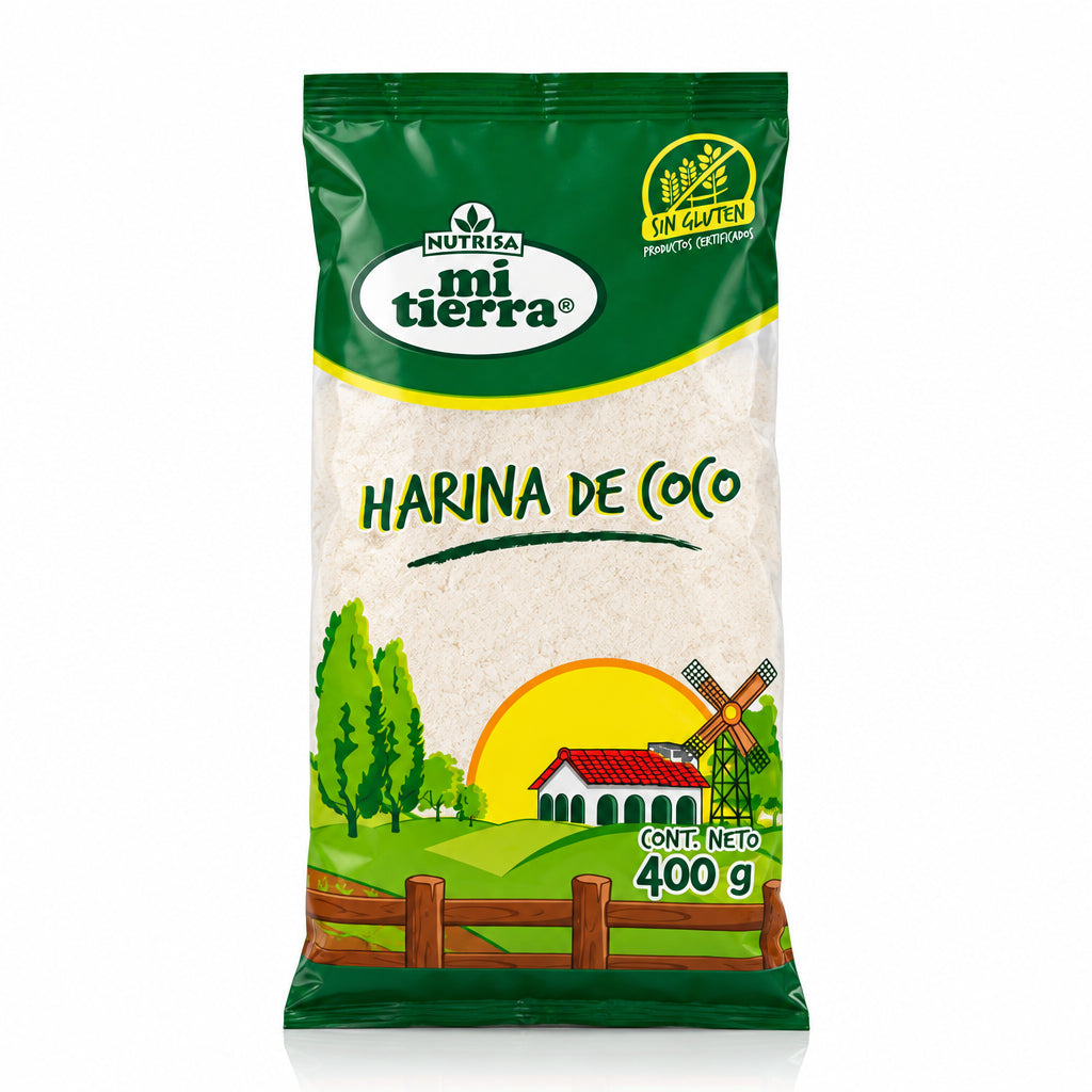HARINA DE COCO SIN GLUTEN MI TIERRA 400G