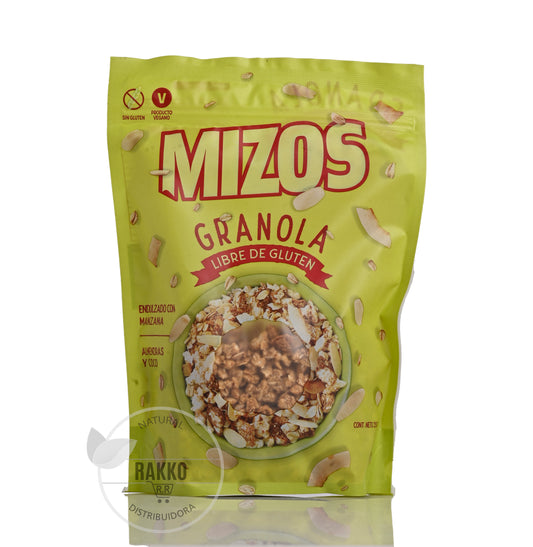 MIZOS GRANOLA ALMENDRA COCO VEGANA SIN GLUTEN 250g