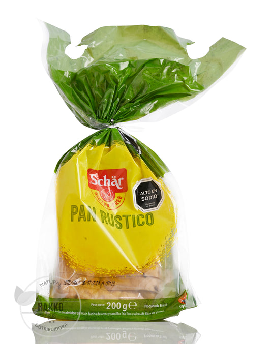 PAN MOLDE RUSTICO SIN GLUTEN SCHAR 200g