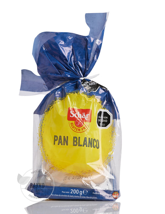 PAN DE MOLDE BLANCO SIN GLUTEN SCHAR 200g