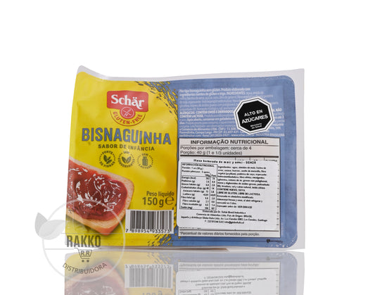 BISNAGUINHA SIN GLUTEN SCHAR 150g