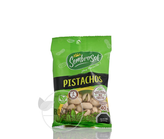 PISTACHOS TOSTADOS SIN GLUTEN SEMBRASOL 40g