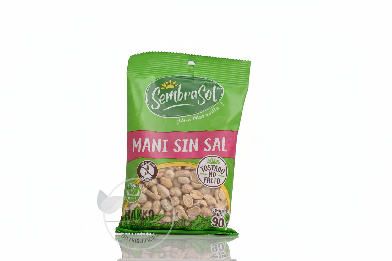 SEMBRASOL MANI TOSTADO SIN SAL SIN GLUTEN 90g