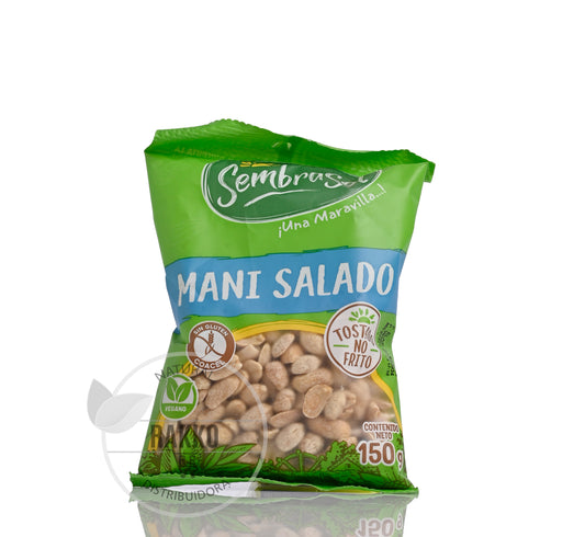 MANI SALADO SIN GLUTEN SEMBRASOL 150g