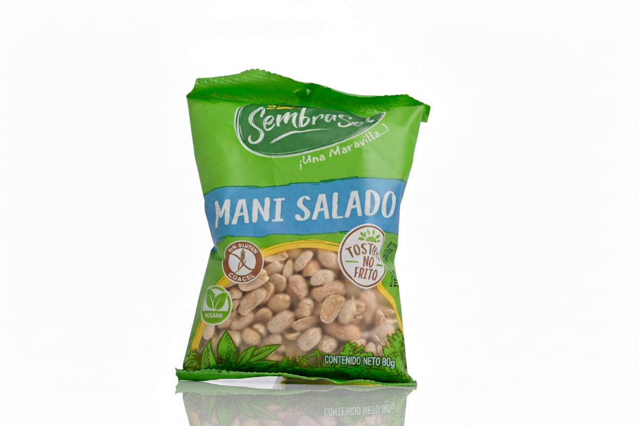 SEMBRASOL MANI SALADO SIN GLUTEN 80g