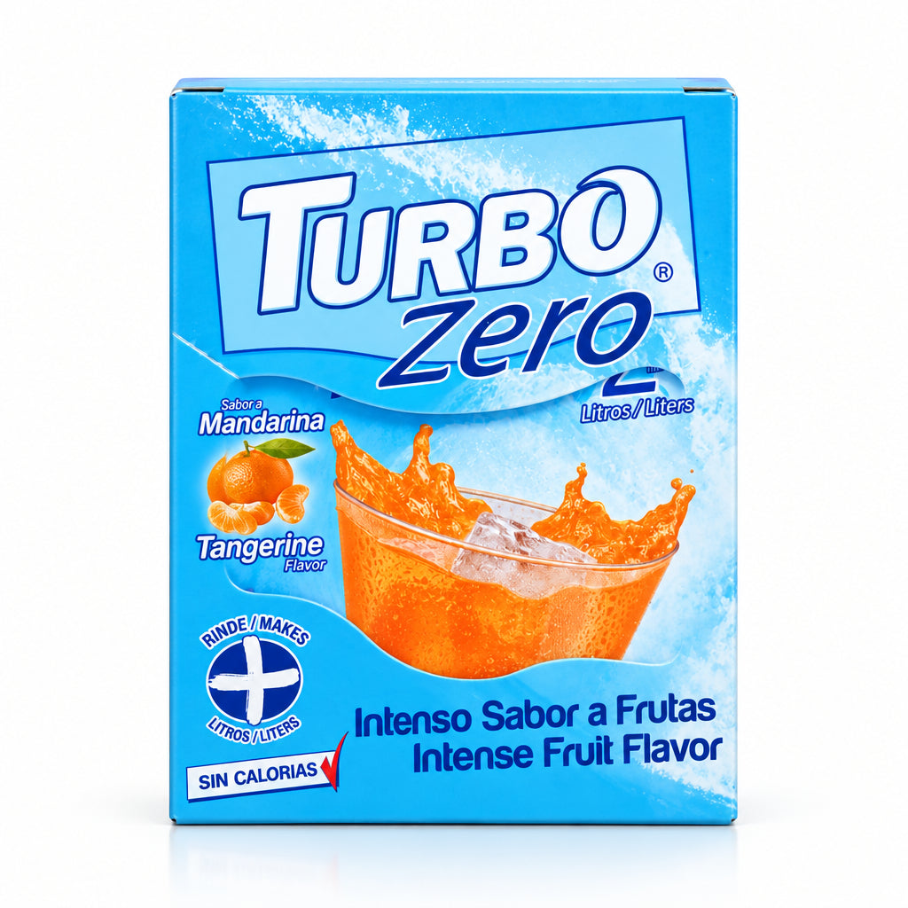 TURBO ZERO JUGO SABOR MANDARINA DISPLAY 10UN