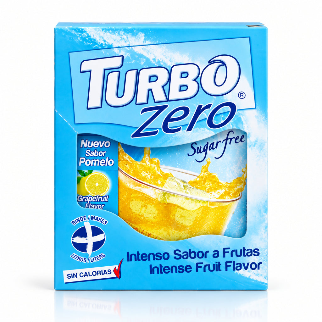 TURBO ZERO JUGO SABOR POMELO DISPLAY 10UN