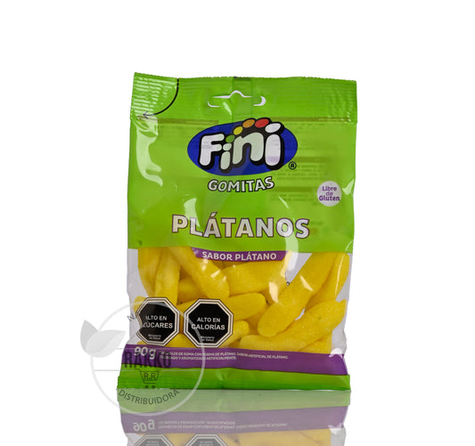 GOMITAS PLÁTANOS SIN GLUTEN FINI 90g