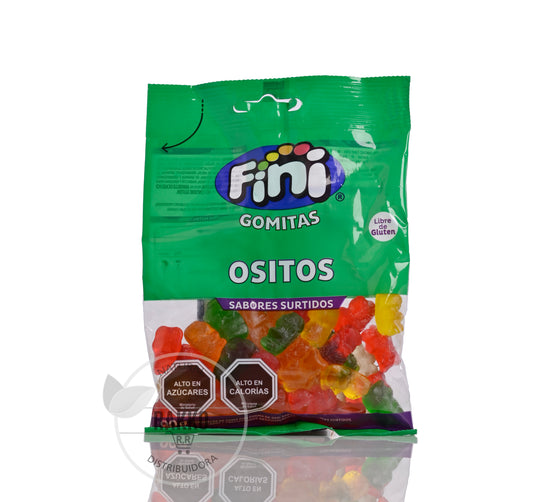 GOMITAS OSITOS  SABORES SURTIDOS SIN GLUTEN FINI 90g