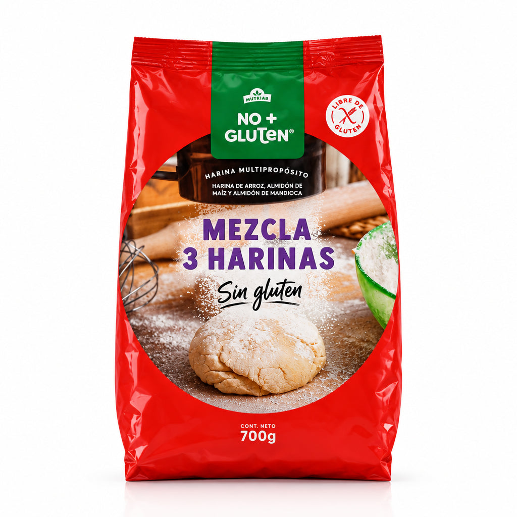 PREMEZCLA 3 HARINAS SIN GLUTEN 700G