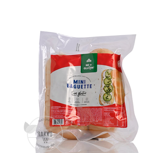PAN MINI BAGUETTE SIN GLUTEN NUTRISA 400g