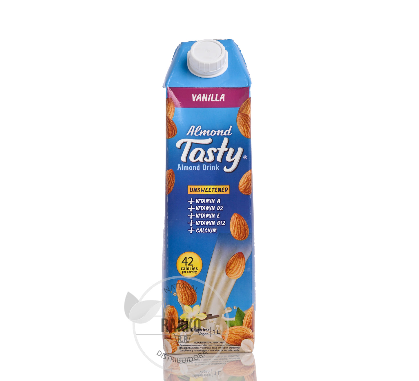 BEBIDA VEGETAL ALMENDRA VAINILLA SIN AZUCAR SIN GLUTEN 1LT
