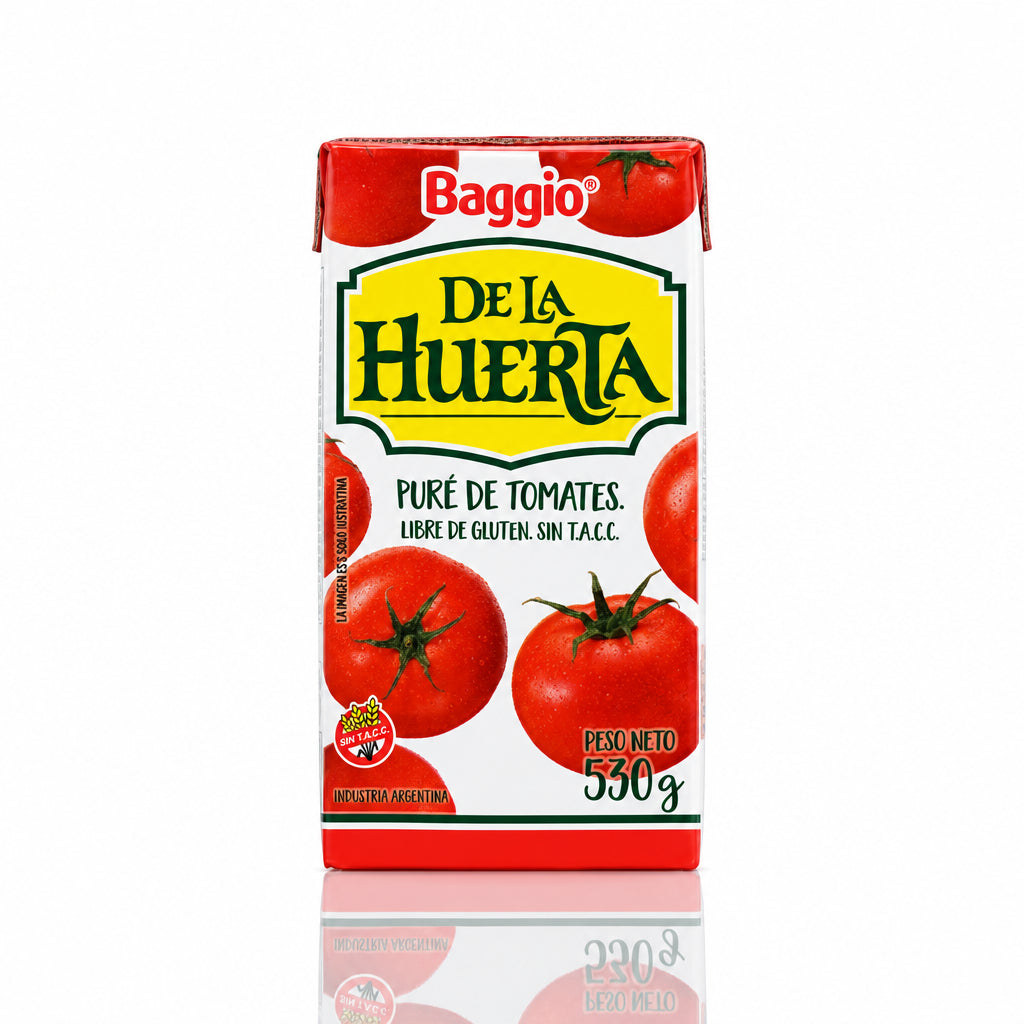 PURE DE TOMATES DE LA HUERTA SIN GLUTEN 530G