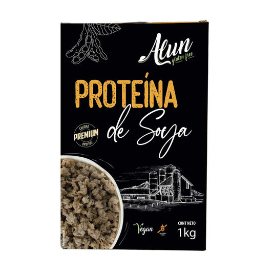 PROTEINA DE SOYA PREMIUM  SIN GLUTEN VEGANA 1kl