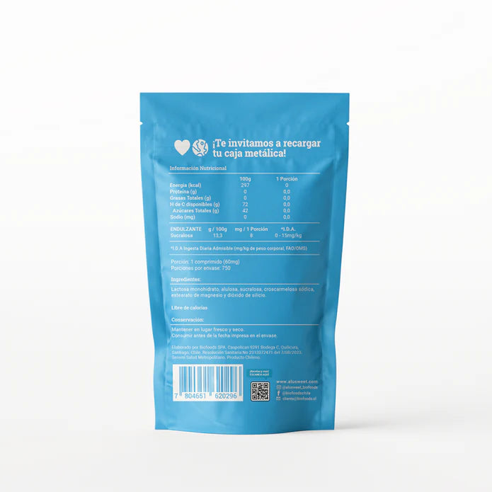 ALULOSA ALUSWEET SIN GLUTEN EN POLVO 250g