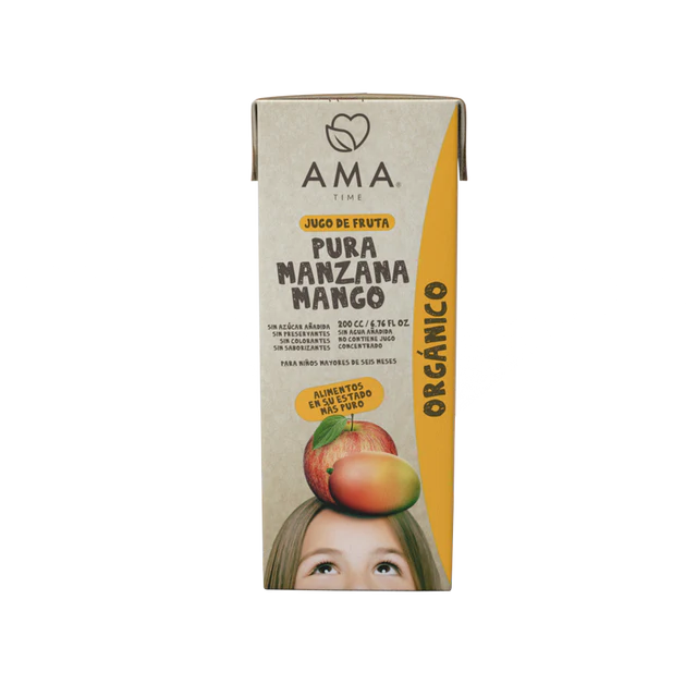 AMA JUGO MANZANA MANGO ORGANICO 200ML