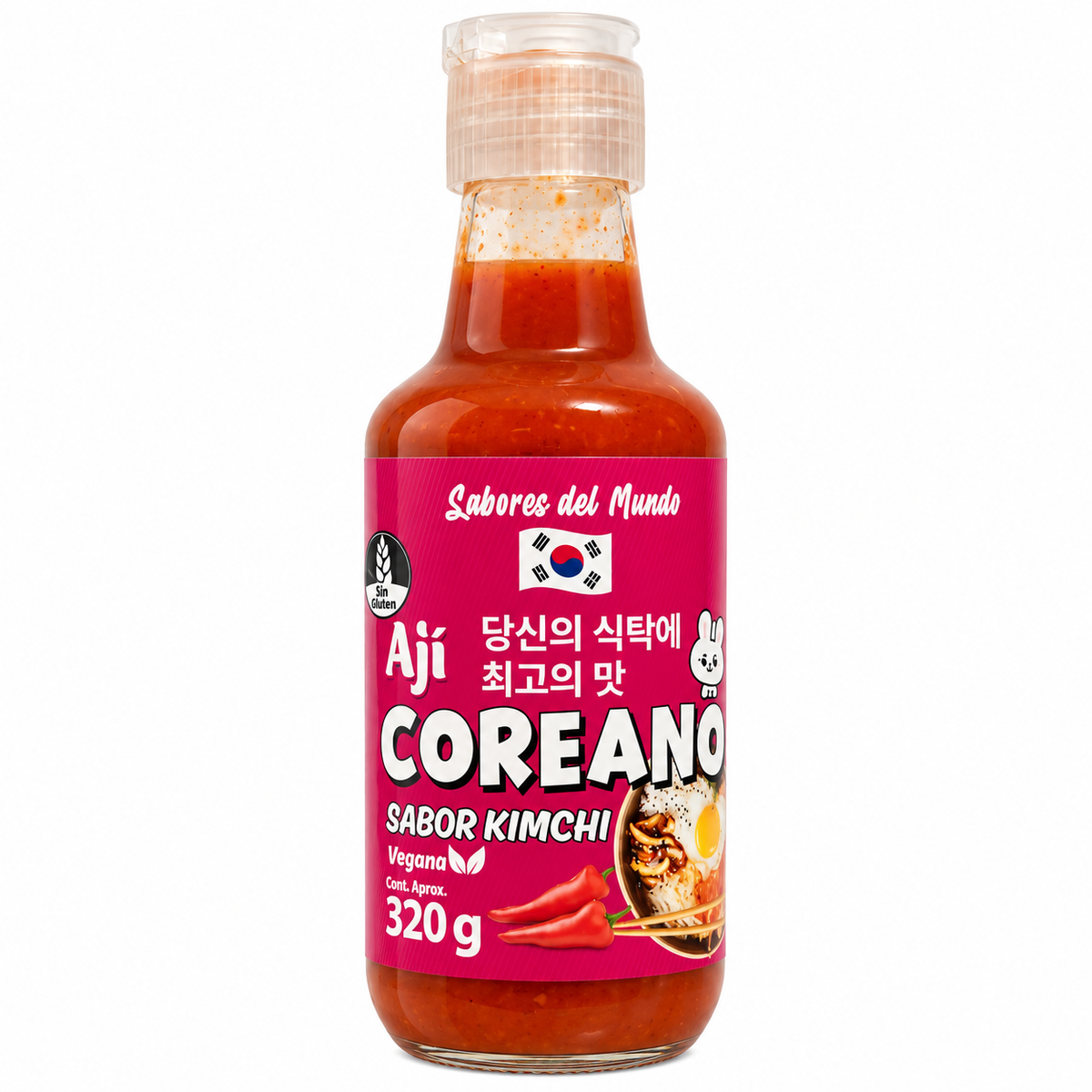JAPON A TU MESA AJI COREANO KIMCHI 320g SIN GLUTEN