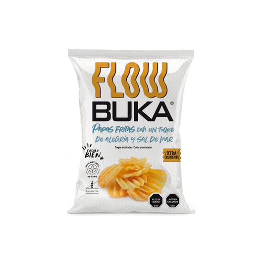 BUKA PAPAS FRITAS CON SAL DE MAR SIN GLUTEN 130g