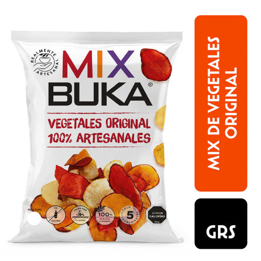 BUKA MIX VEGETALES SIN GLUTEN VEGANO 90g