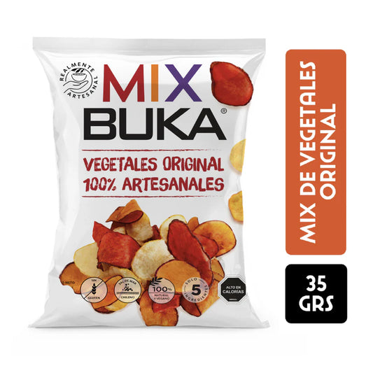 BUKA MIX VEGETALES SIN GLUTEN VEGANO 35g