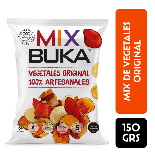 BUKA MIX VEGETALES SIN GLUTEN VEGANO 150g