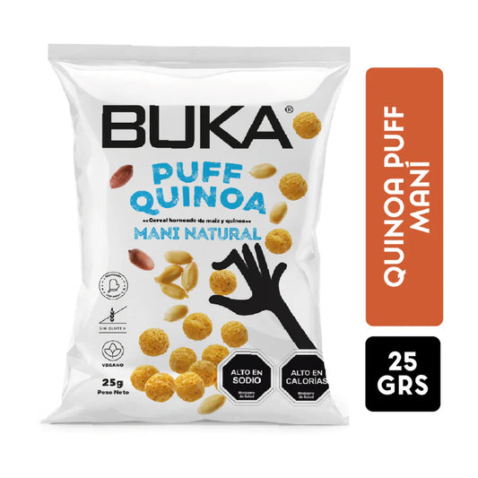 BUKA PUFF QUINOA SIN GLUTEN 25g