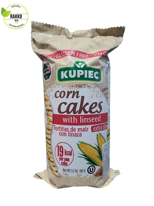 CORN CAKES CON LINAZA KUPIEC 105g