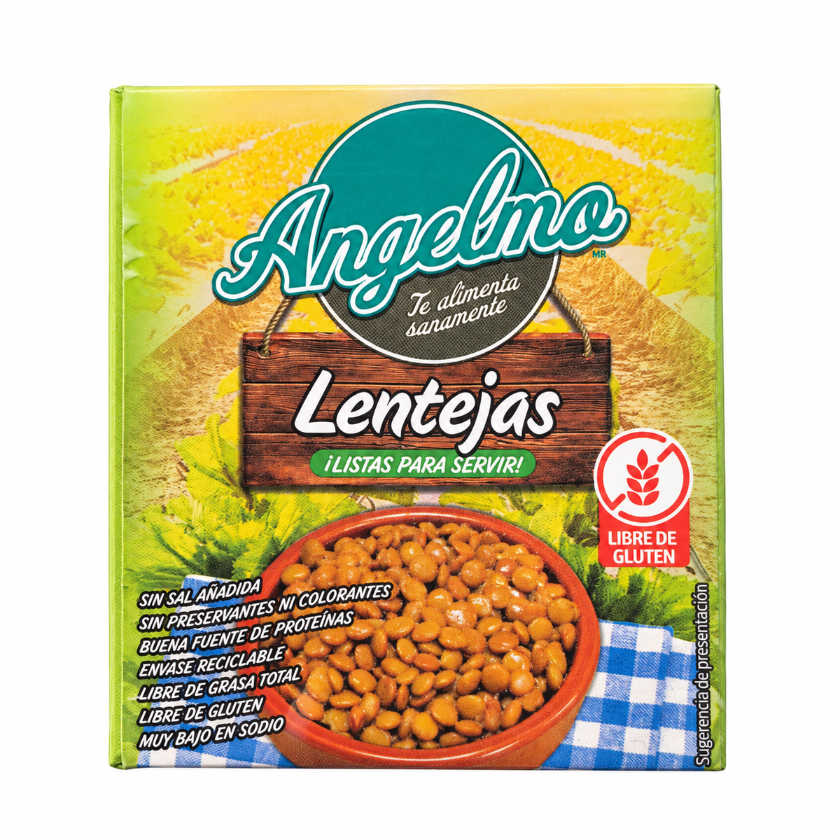 LENTEJAS LISTAS PARA SERVIR ANGELMO 340G SIN GLUTEN Liquidación 31.10.2026