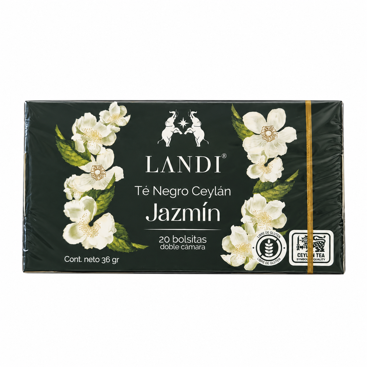 LANDI TÉ NEGRO JAZMIN SIN GLUTEN 20BOLSITAS