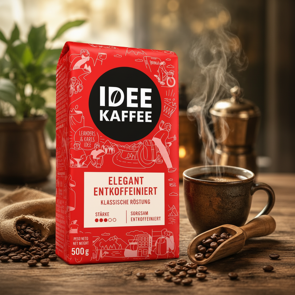 CAFÉ MOLIDO DESCAFEINADO IDEE KAFFEE ELEGANT 500 G