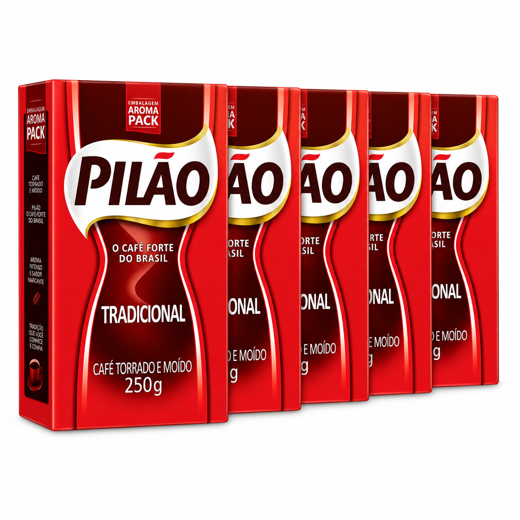 PACK PILAO 5UN CAFE MOLIDO TRADICIONAL 250GR