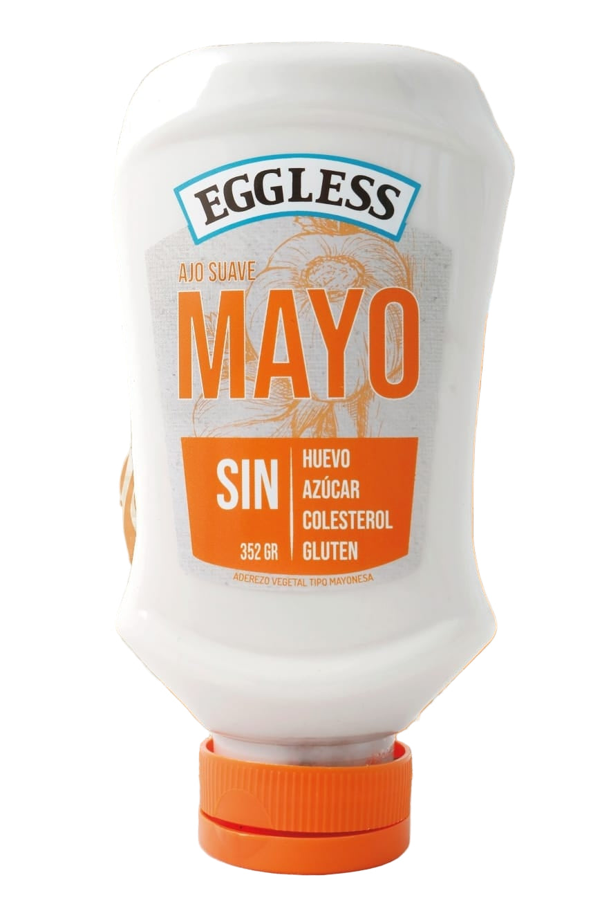 MAYO AJO SUAVE VEGETAL SIN GLUTEN EGGLESS 352g