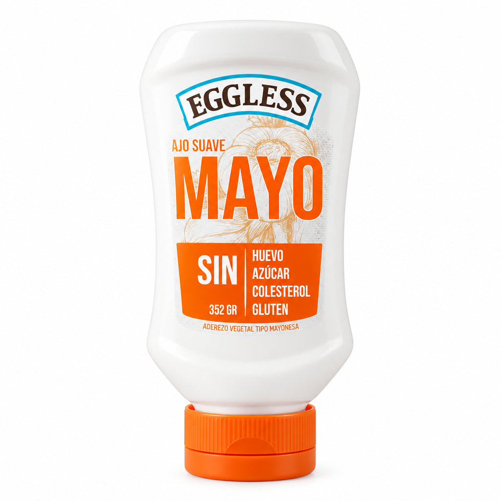 MAYO AJO SUAVE VEGETAL SIN GLUTEN EGGLESS 352g