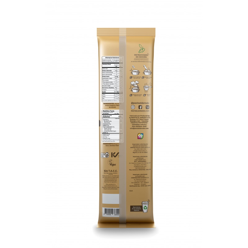 PASTA SPAGUETTI DE ARROZ INTEGRAL SIN GLUTEN 250g