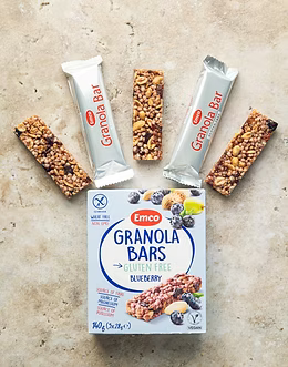 EMCO BARRAS DE GRANOLA Y ARANDANOS SIN GLUTEN 5un 28g