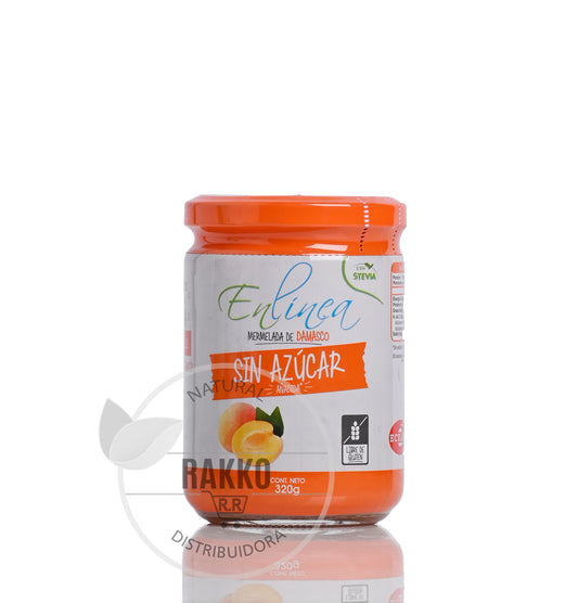 EN LINEA FRASCO MERMELADA DAMASCO FRASCO SIN GLUTEN 320g