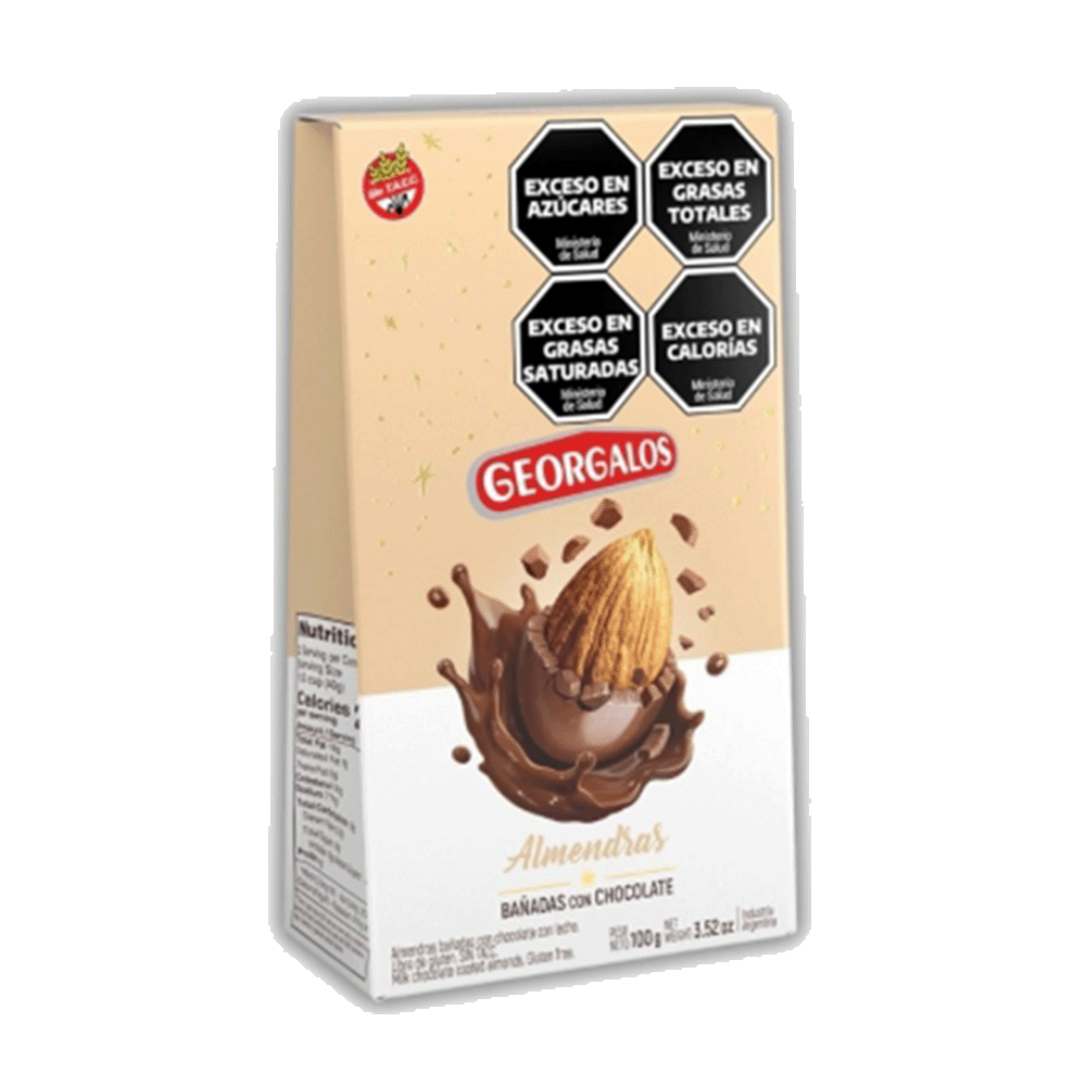 ALMENDRAS BAÑADAS EN CHOCOLATE SIN GLUTEN 100g