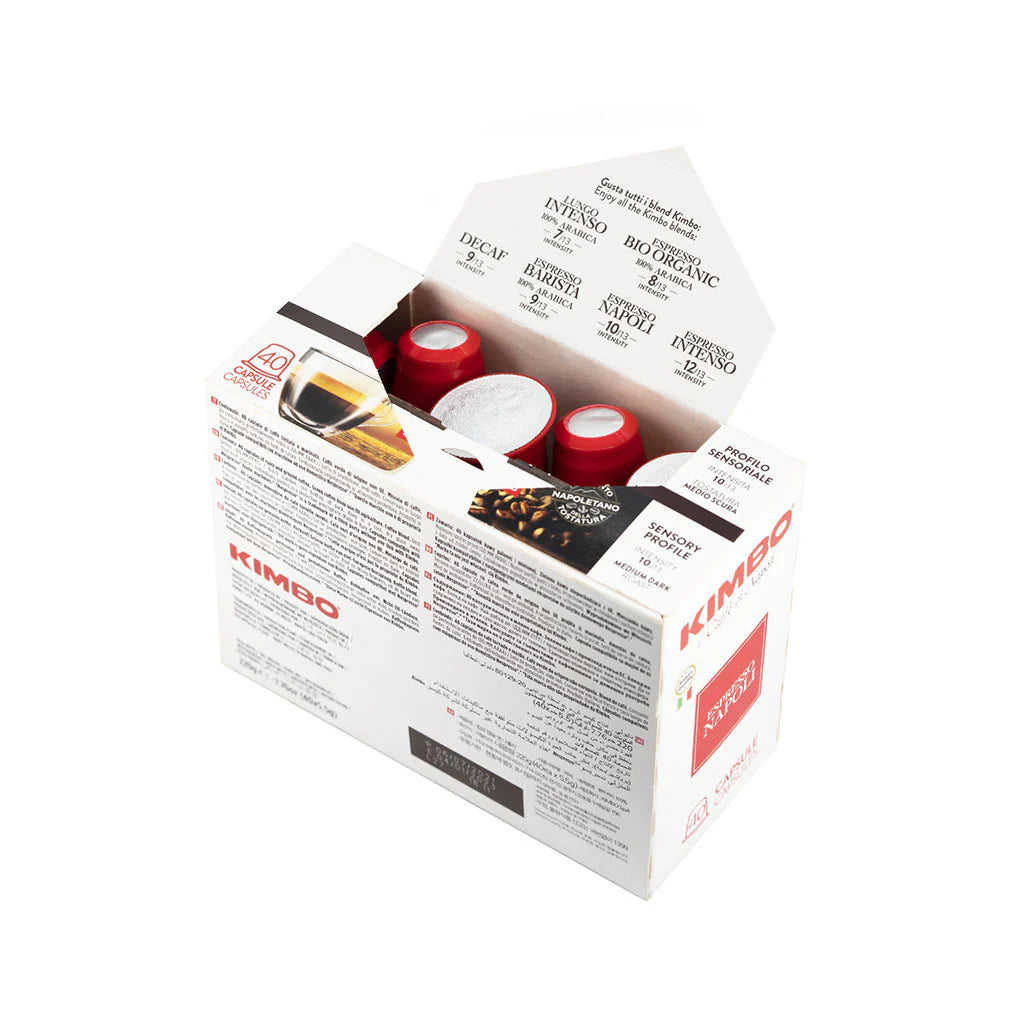 KIMBO ESPRESSO NAPOLI CAPSULA COMPATIBLE CON NESPRESSO 10caps