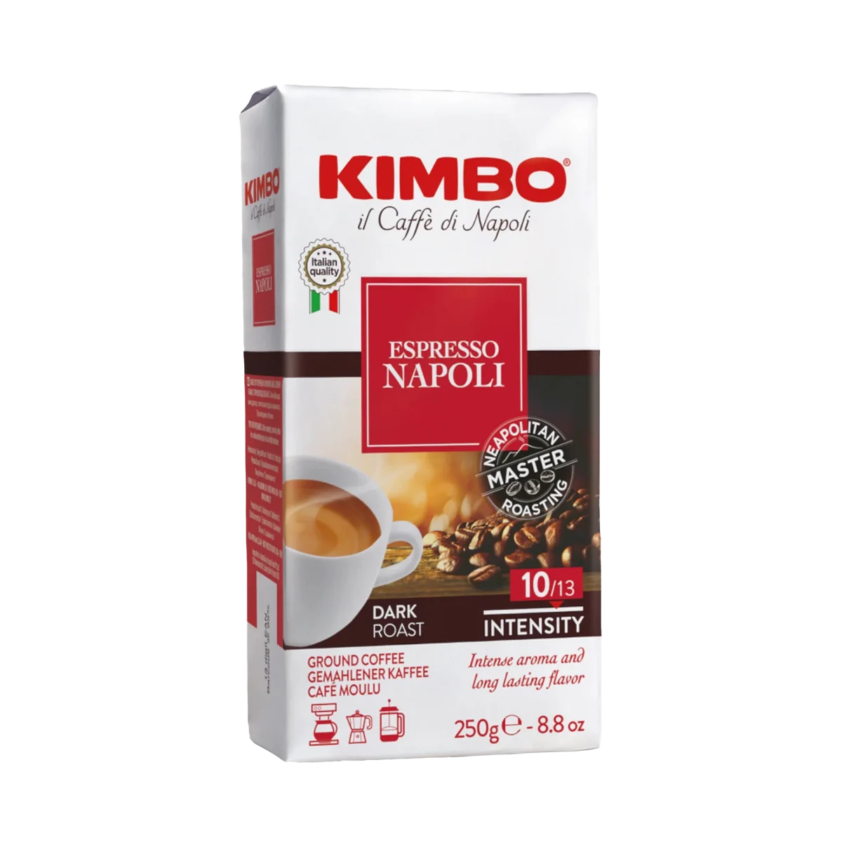 KIMBO CAFE MOLIDO ESPRESSO NAPOLI 250grs