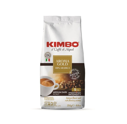 KIMBO CAFE MOLIDO AROMA GOLD 100% ARABICA  250g