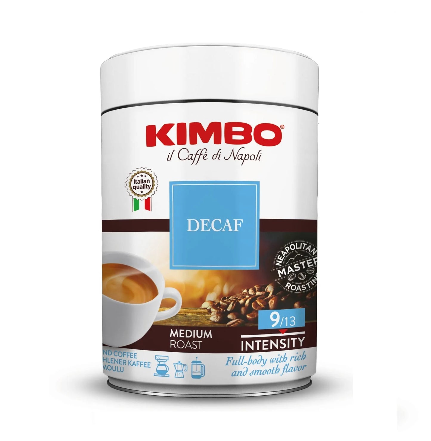 KIMBO CAFE MOLIDO DECAF 250g